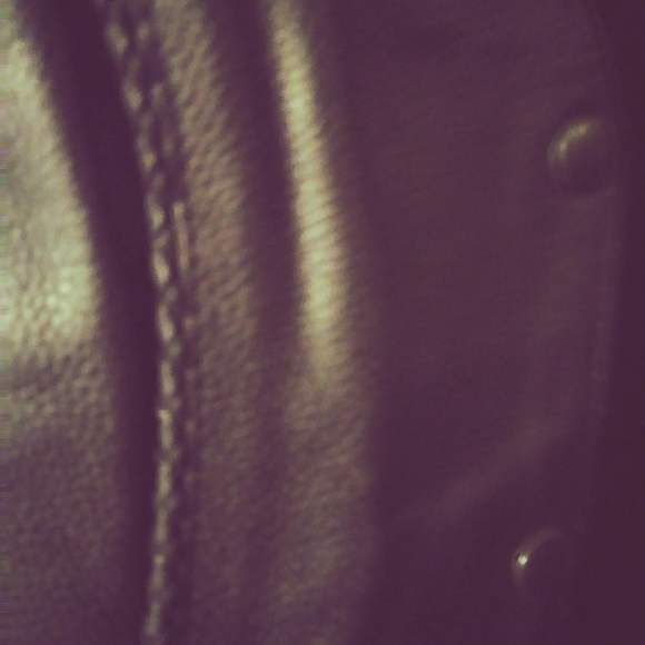 Black Leather Vest - Picture 3 of 11